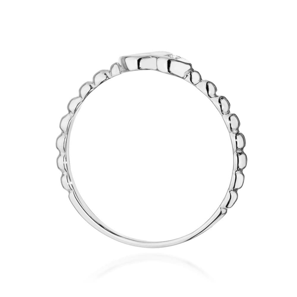 Auksinis Žiedas Su Deimantu