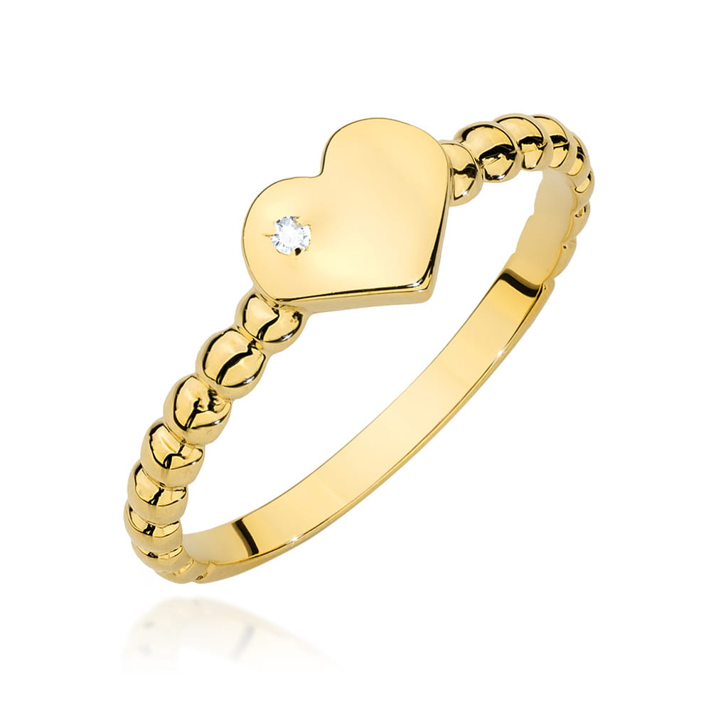Gold Ring With Diamond