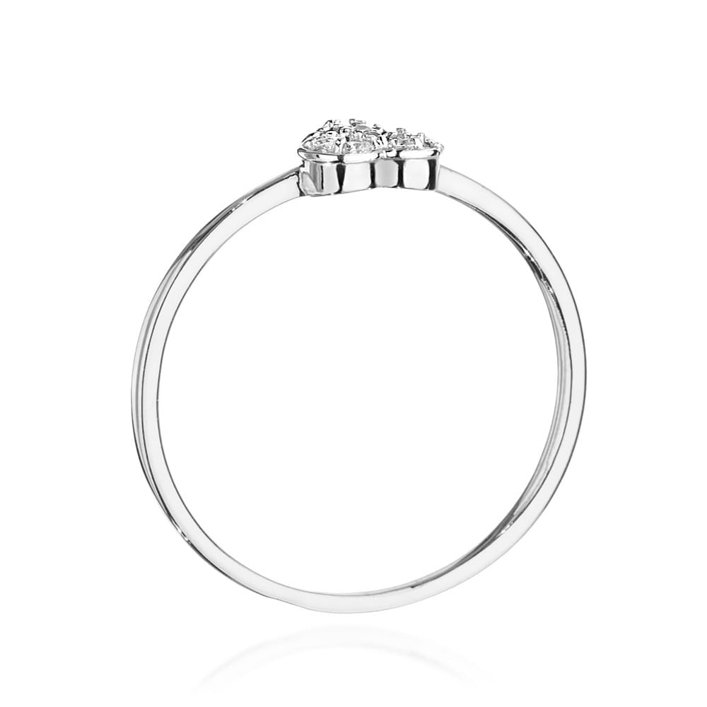 Auksinis Žiedas Su Deimantais