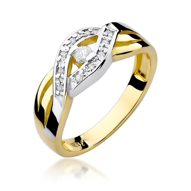 Gold Ring With Diamonds