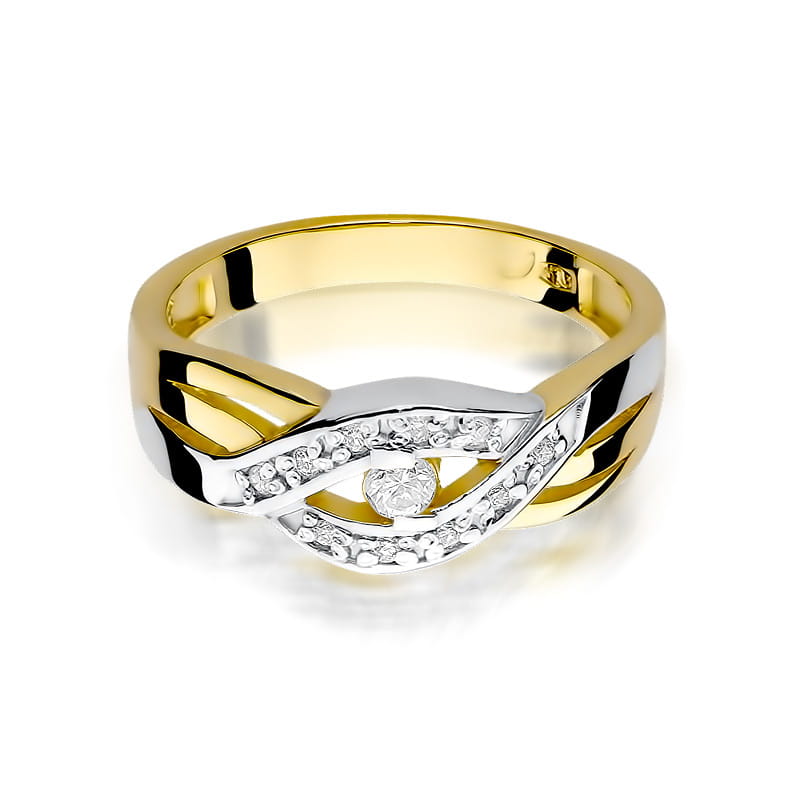 Gold Ring With Diamonds