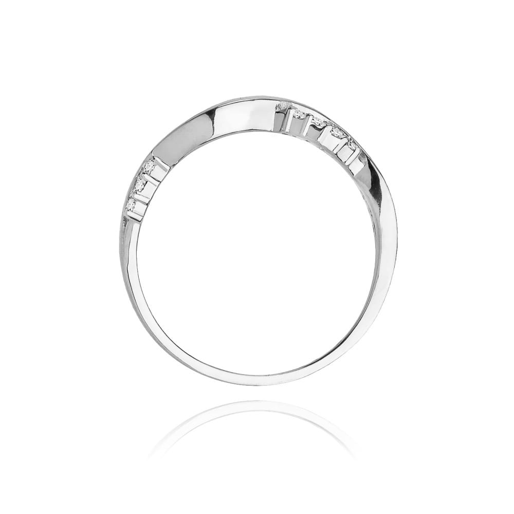 Auksinis Žiedas Su Deimantais