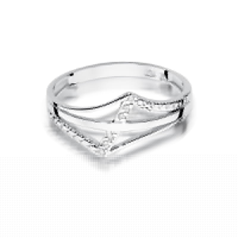 Auksinis Žiedas Su Deimantais