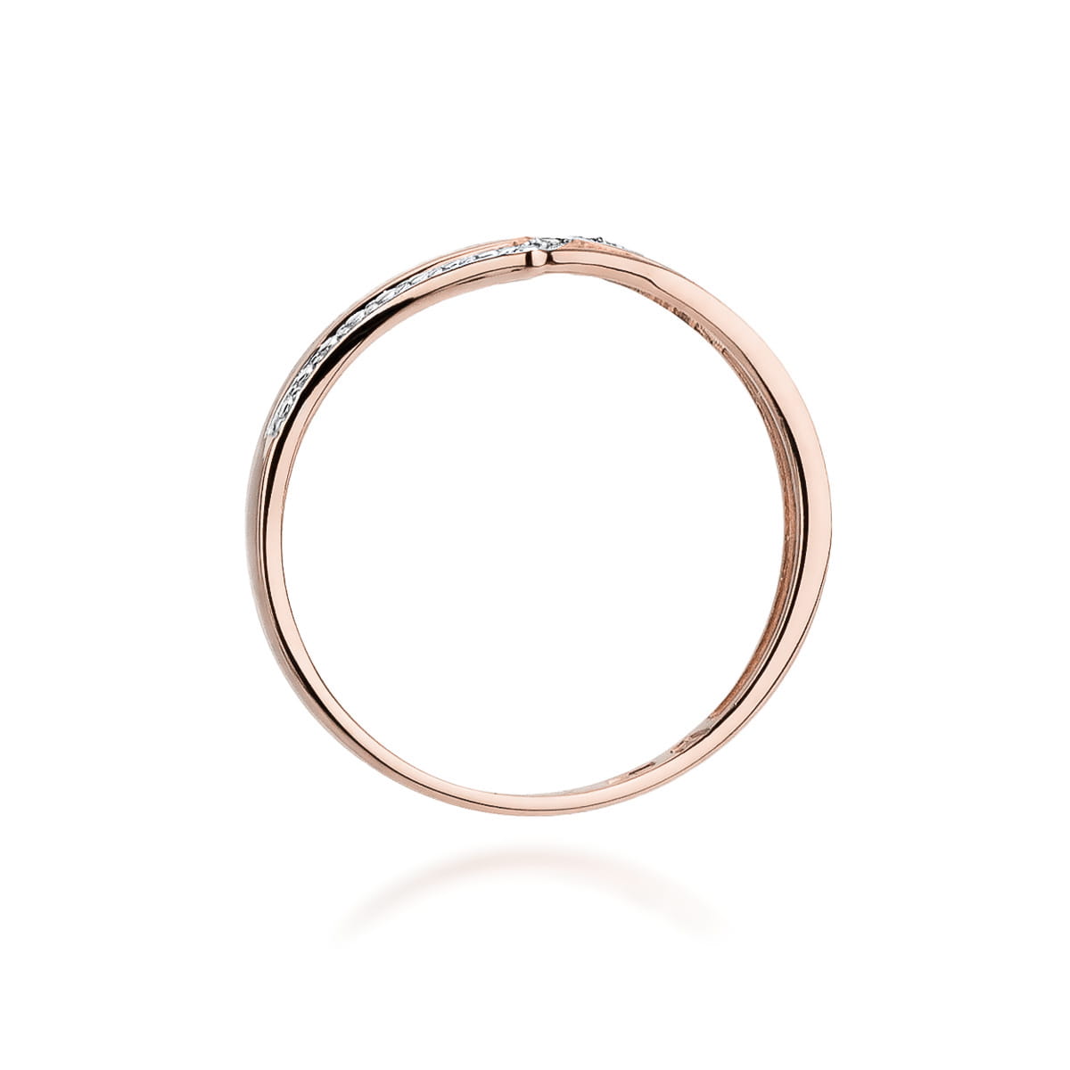 Auksinis Žiedas Su Deimantais