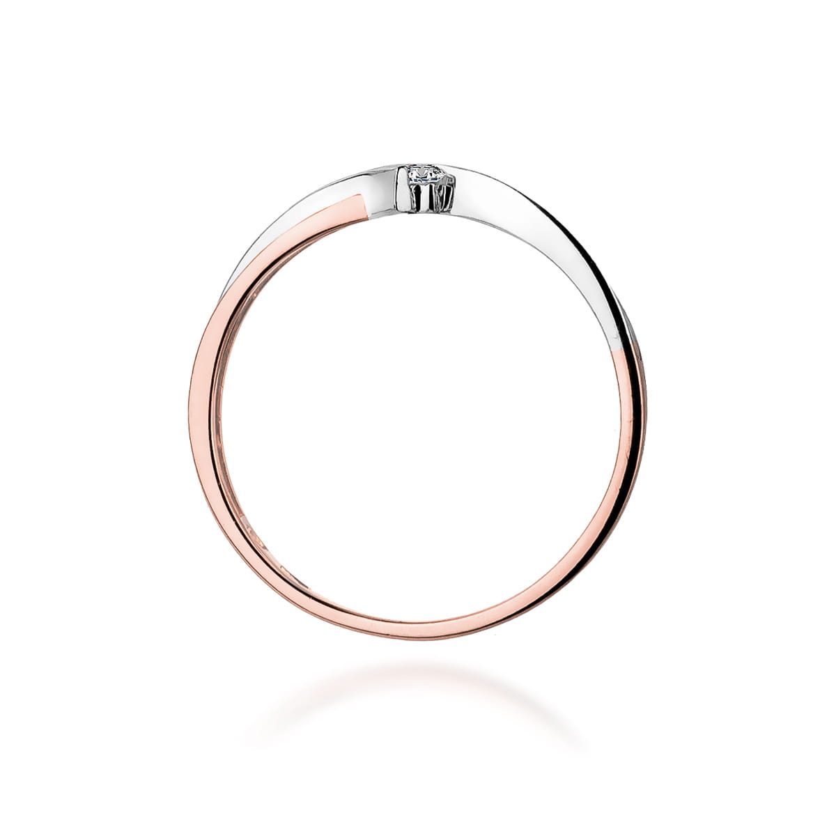 Auksinis Žiedas Su Deimantu