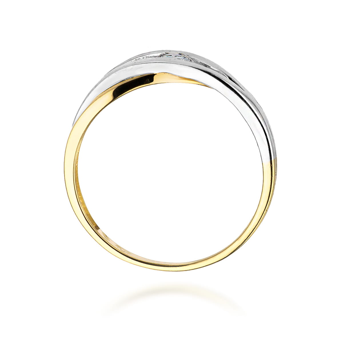 Auksinis Žiedas Su Deimantu