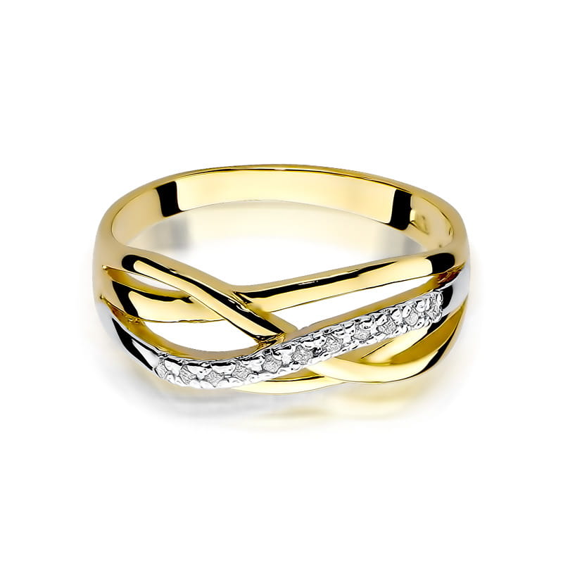 Gold Ring With Diamonds