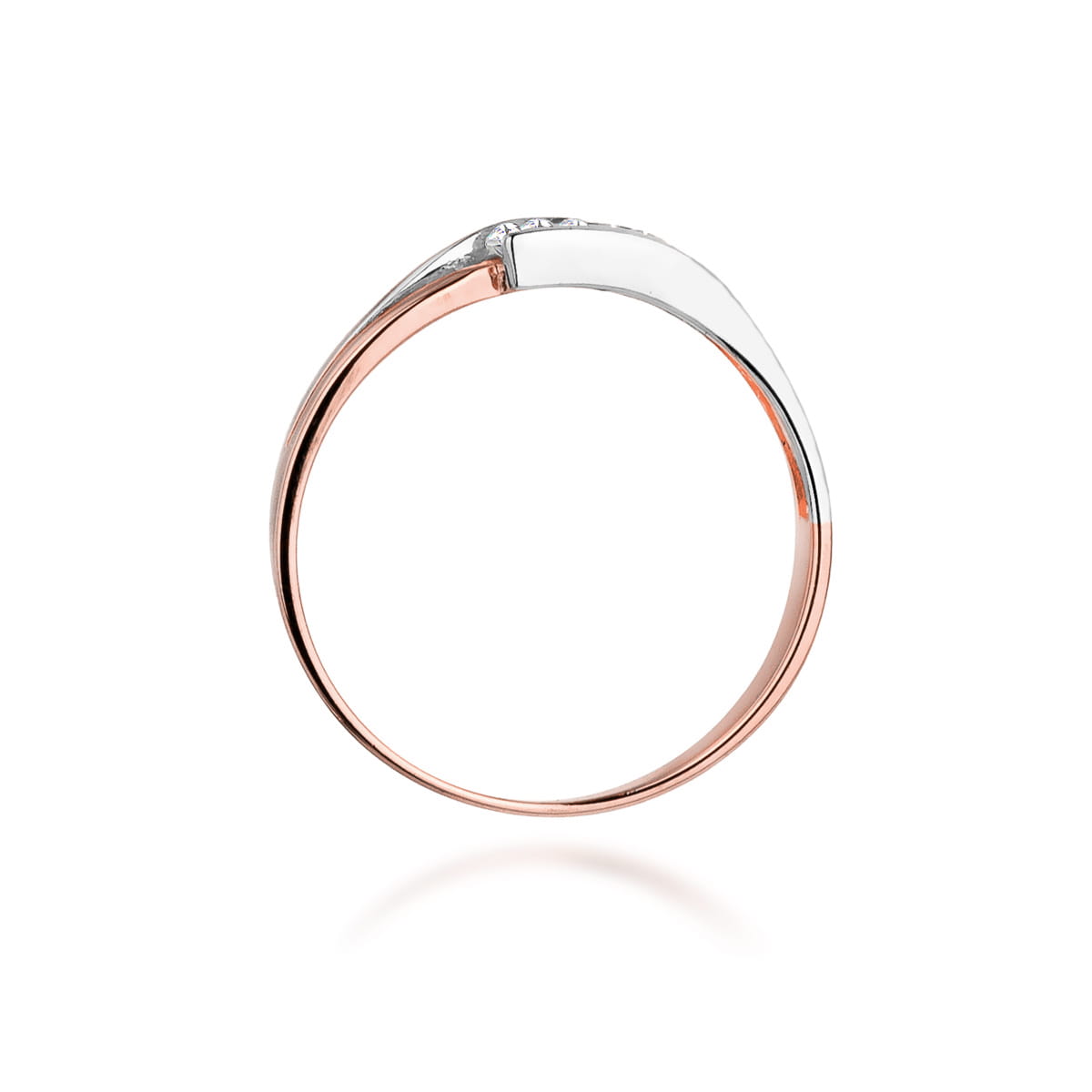 Auksinis Žiedas Su Deimantais