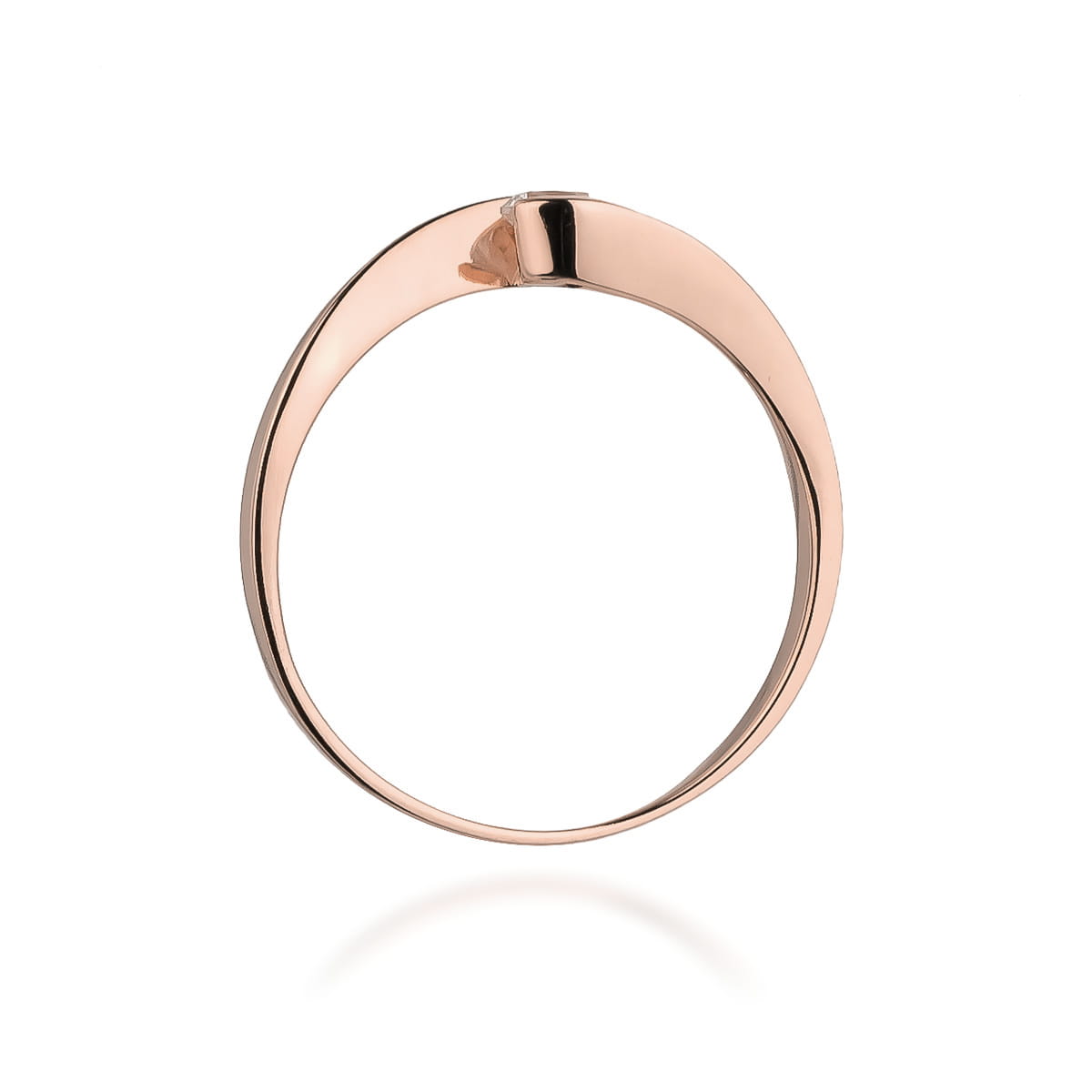 Auksinis Žiedas Su Deimantu