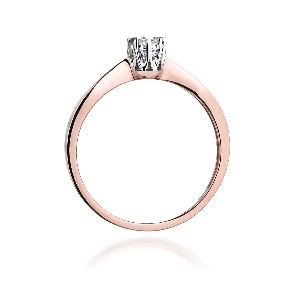 Auksinis Žiedas Su Deimantu