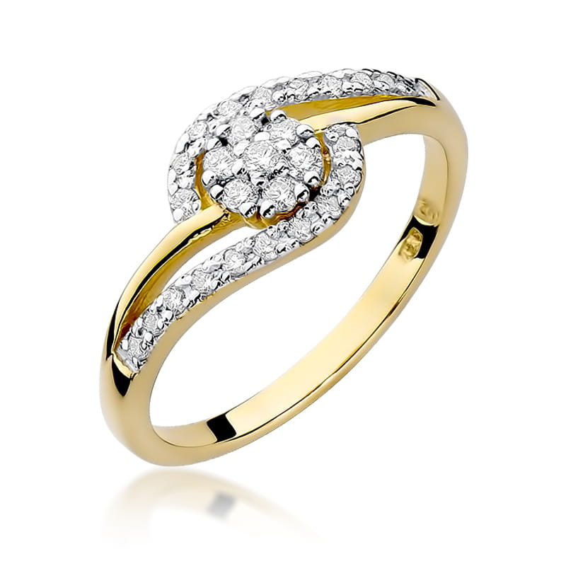 Gold Ring With Diamonds
