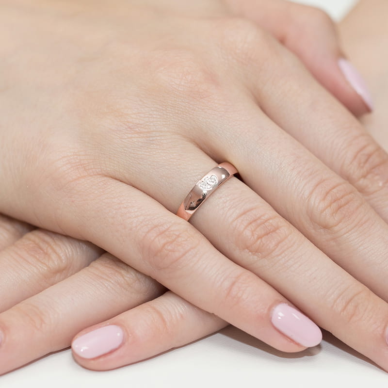 Auksinis Žiedas Su Deimantais