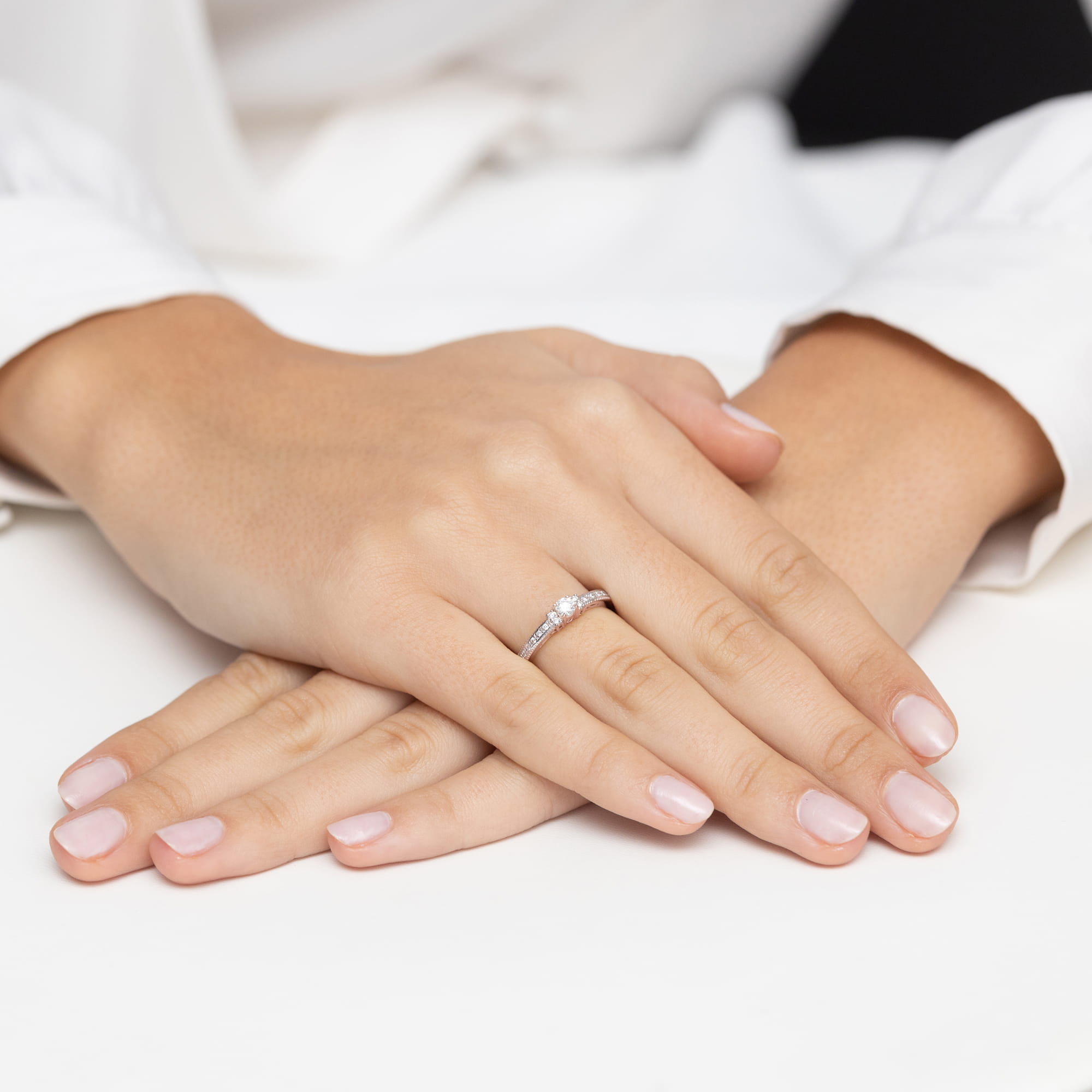 Gold Ring With Diamonds