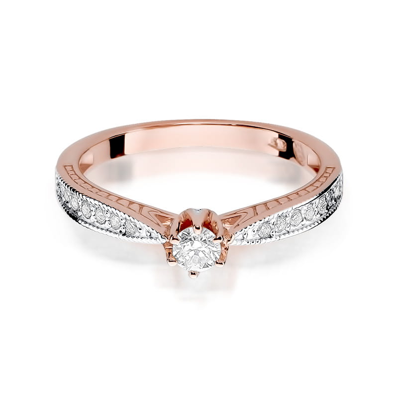 Gold Ring With Diamonds