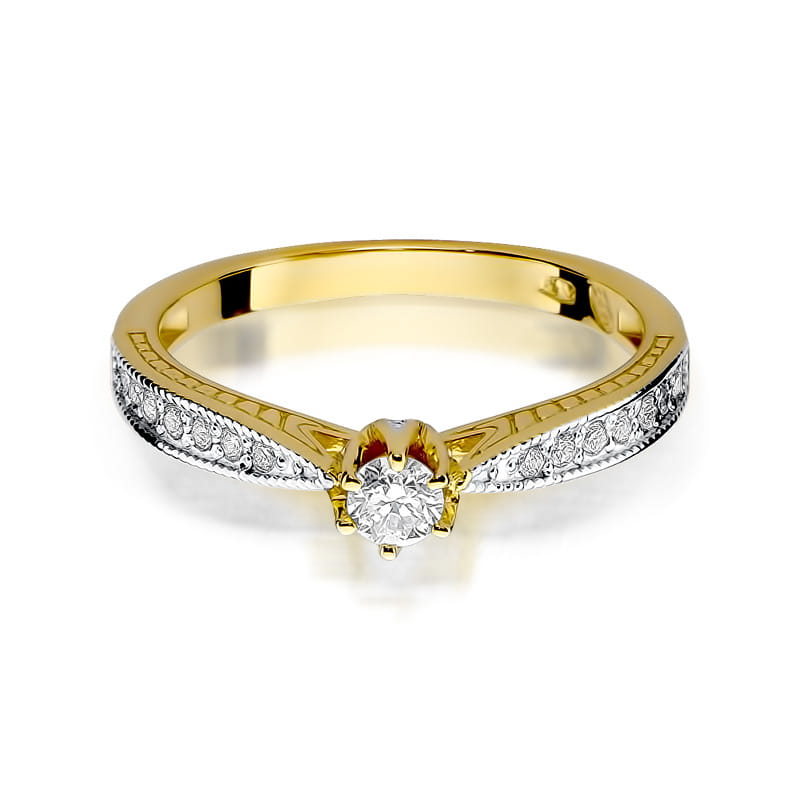 Gold Ring With Diamonds