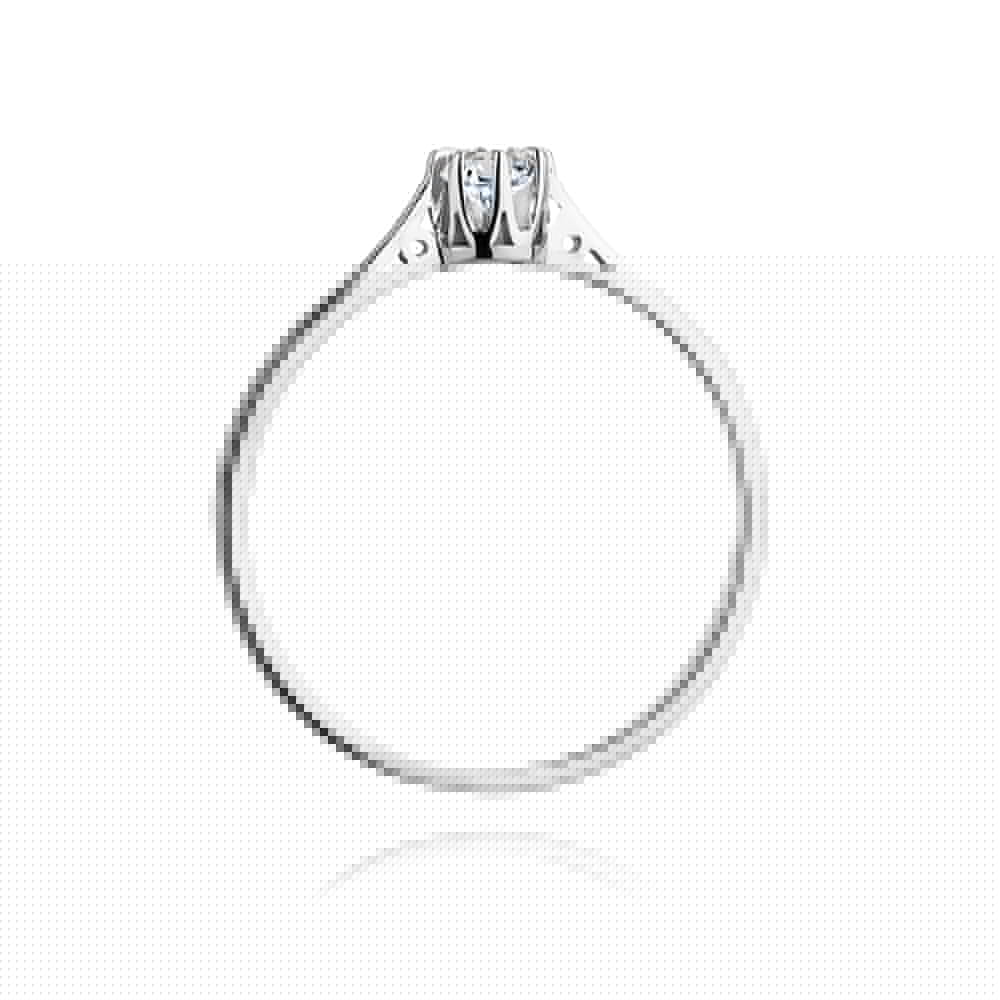 Auksinis Žiedas Su Deimantu