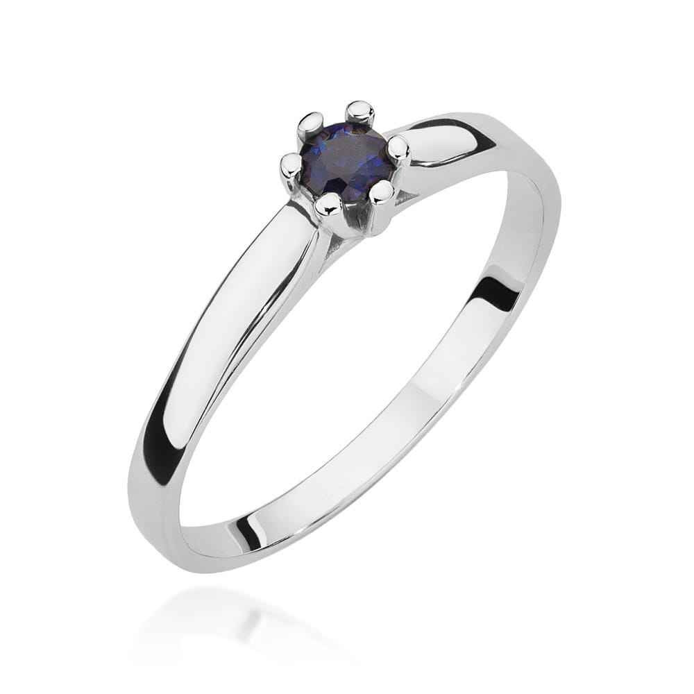 Auksinis Žiedas Su Safyru