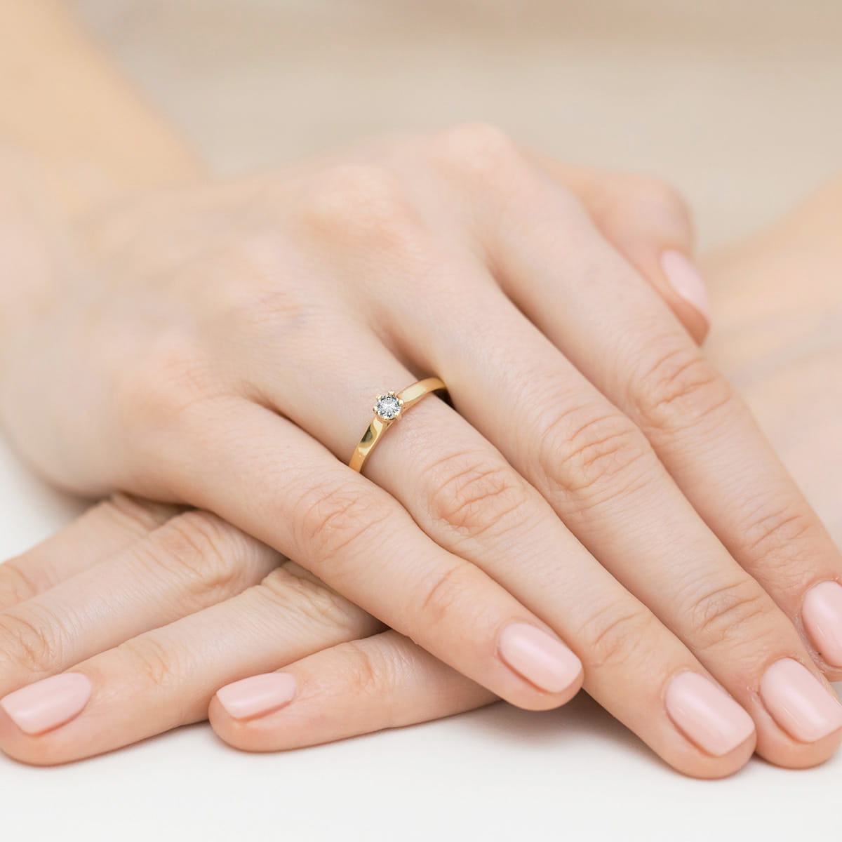 Gold Ring With Diamond