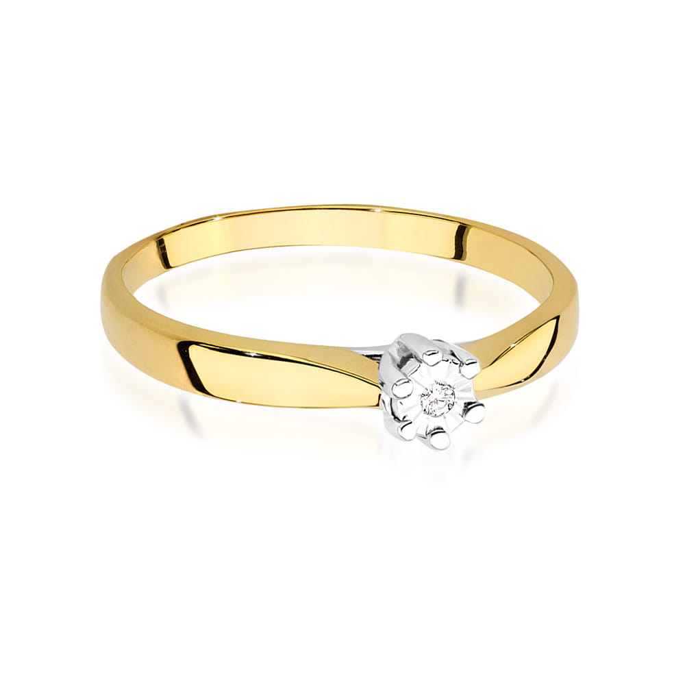 Gold Ring With Diamond