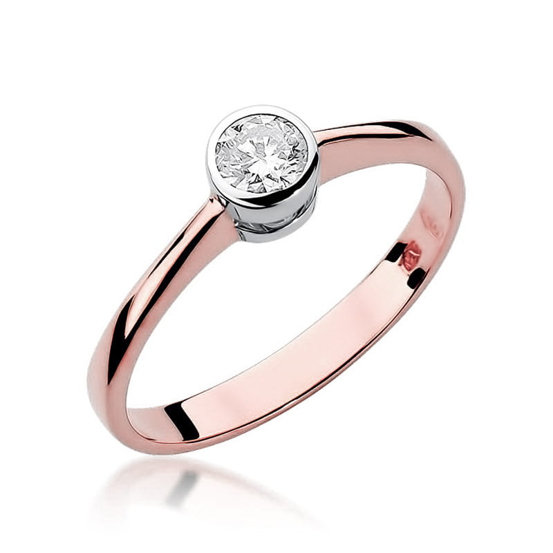 Auksinis Žiedas Su Deimantu