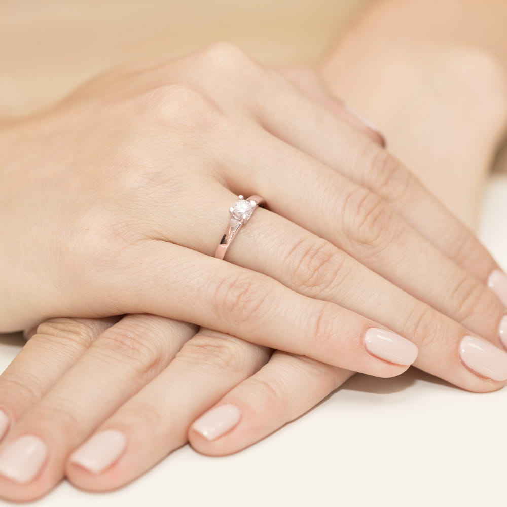 Gold Ring With Diamond