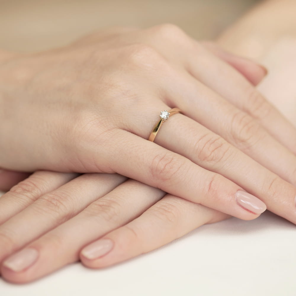 Gold Ring With Diamond