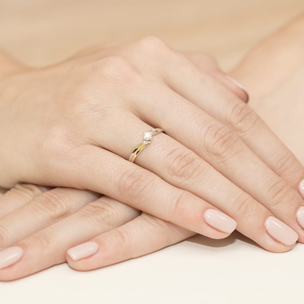 Gold Ring With Diamond