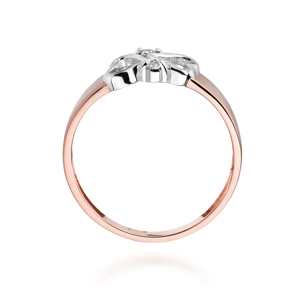 Auksinis Žiedas Su Deimantu