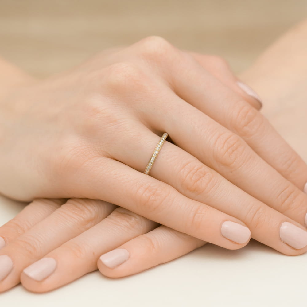 Gold Ring With Diamonds