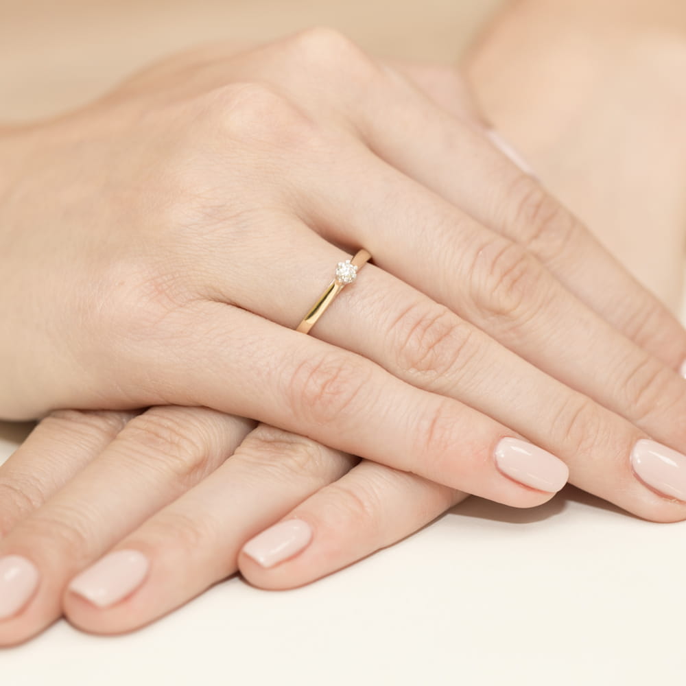 Gold Ring With Diamond