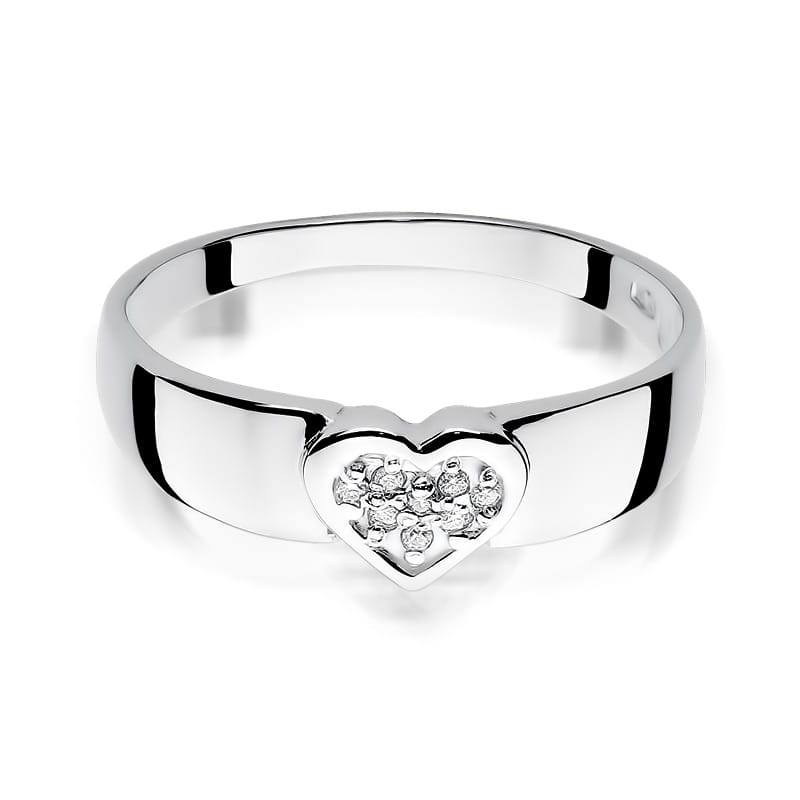 Auksinis Žiedas Su Deimantais