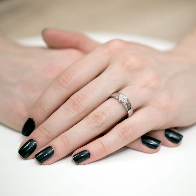 Auksinis Žiedas Su Deimantais