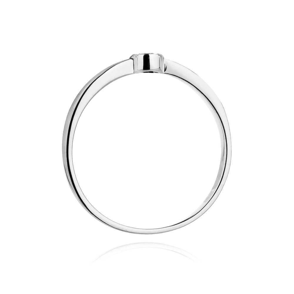 Auksinis Žiedas Su Deimantu