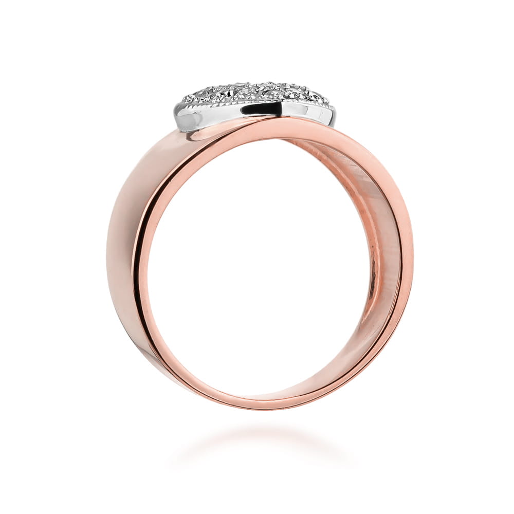 Auksinis Žiedas Su Deimantu