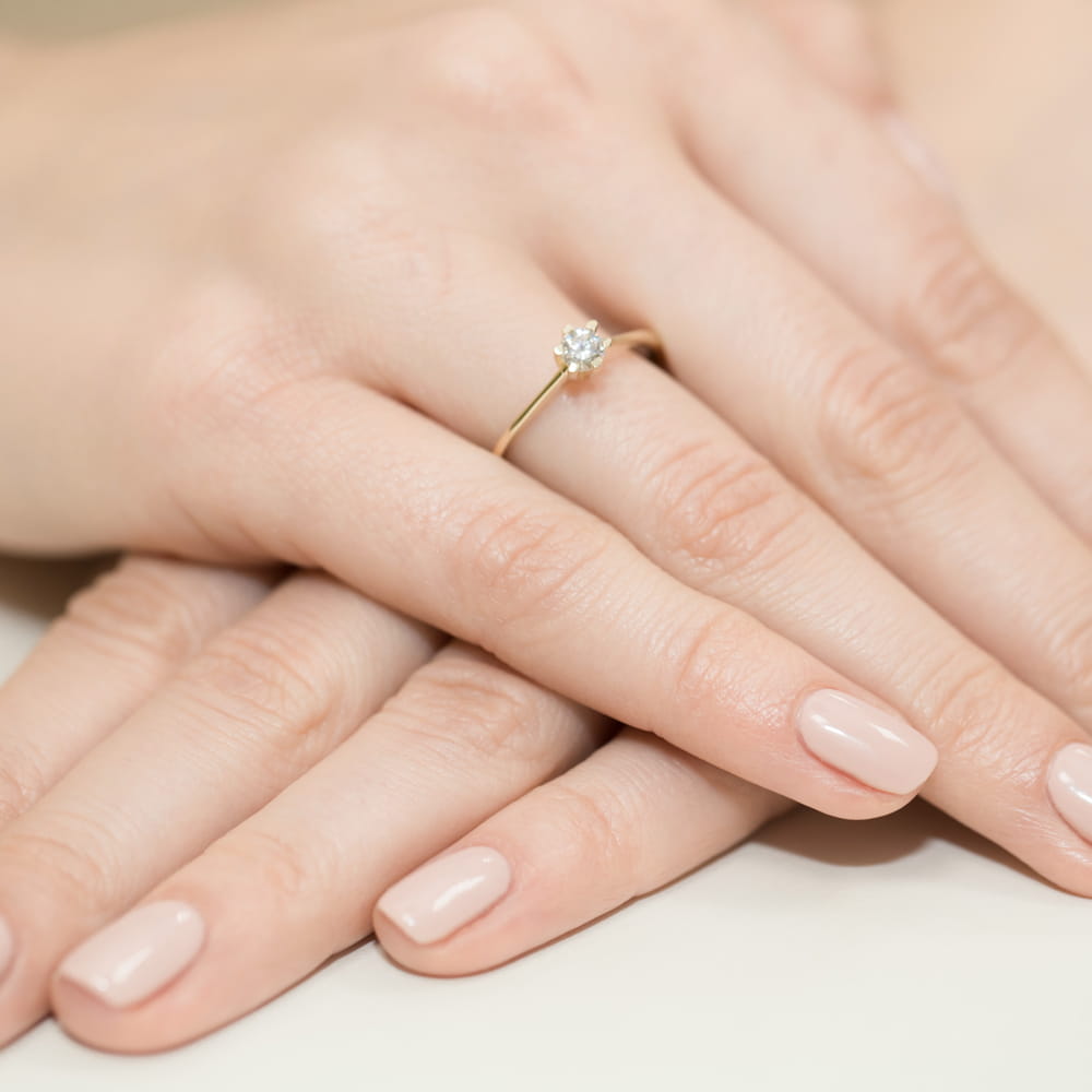 Gold Ring With Diamond