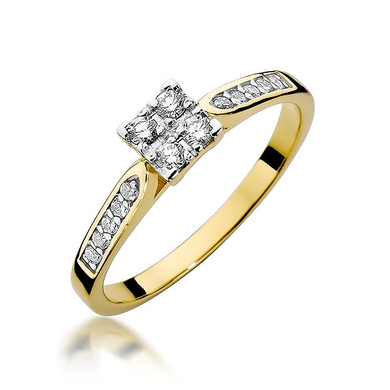 Gold Ring With Diamonds