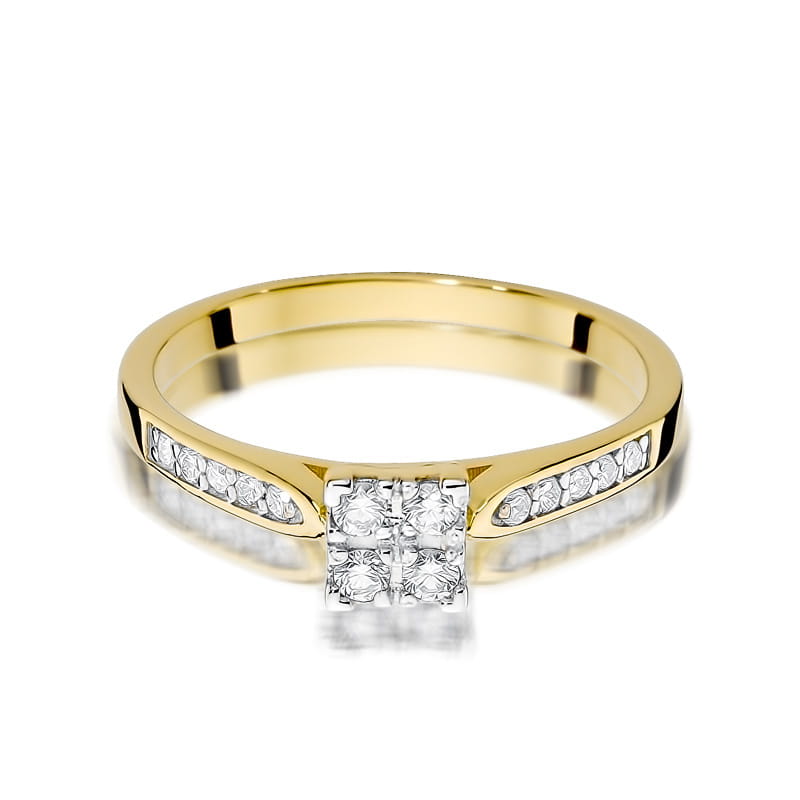 Gold Ring With Diamonds