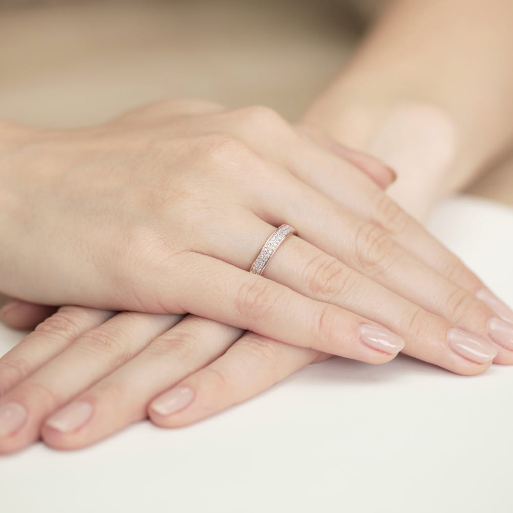 Auksinis Žiedas Su Deimantais