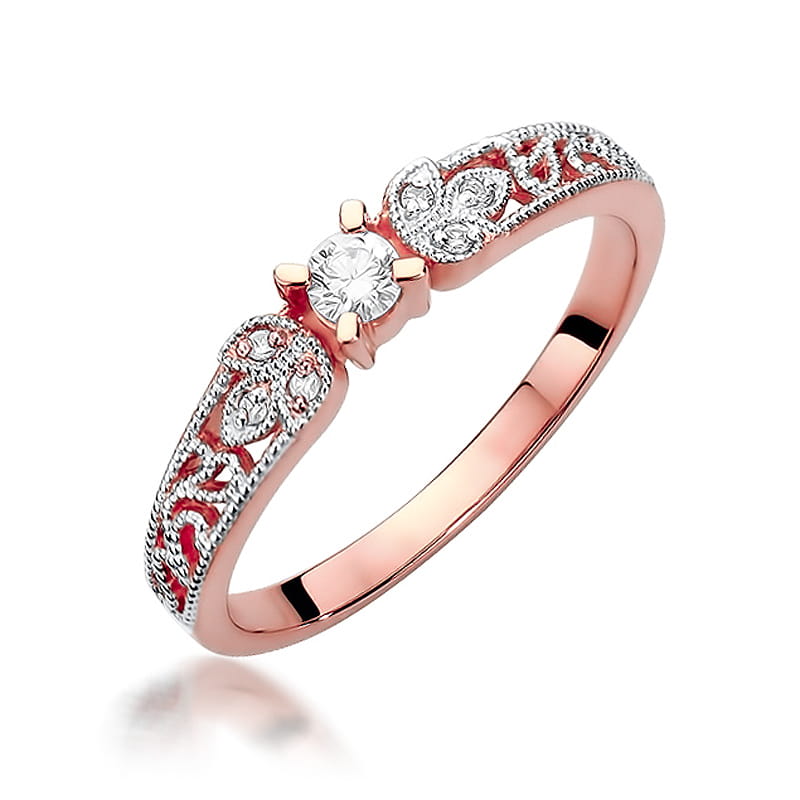 Gold Ring With Diamonds