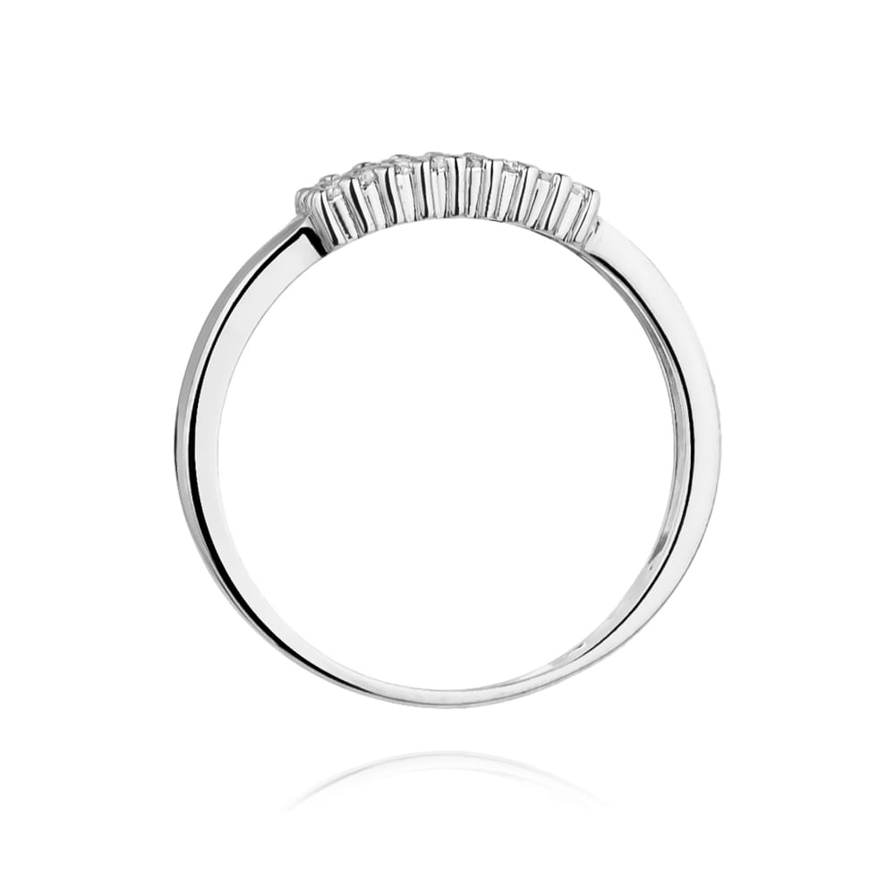 Auksinis Žiedas Su Deimantais