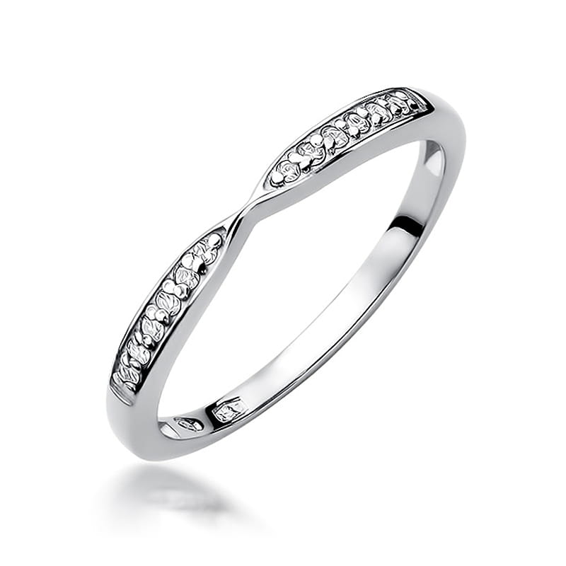 Auksinis Žiedas Su Deimantais