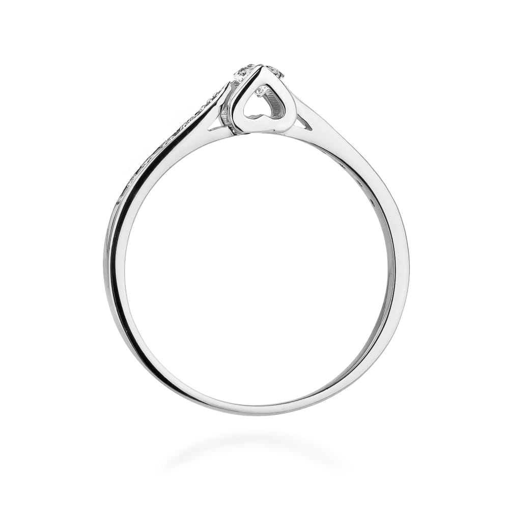 Auksinis Žiedas Su Deimantais