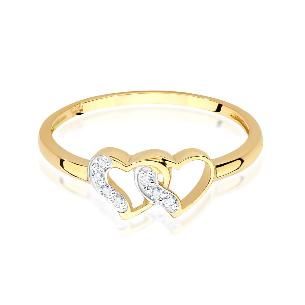 Auksinis Žiedas Su Deimantu