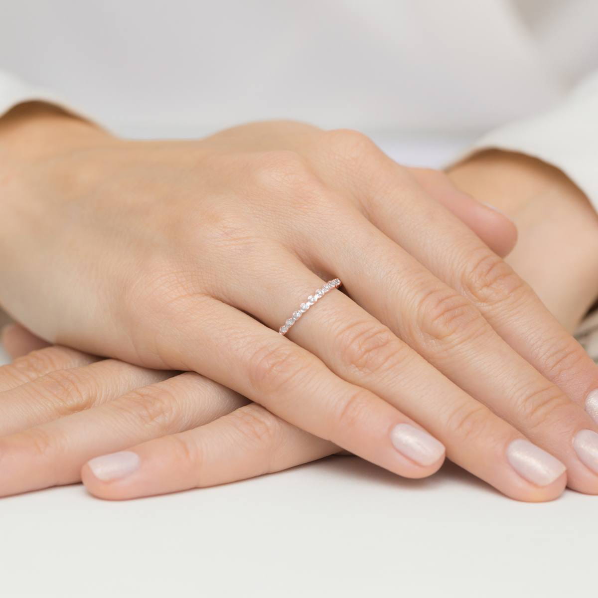 Auksinis Žiedas Su Deimantais