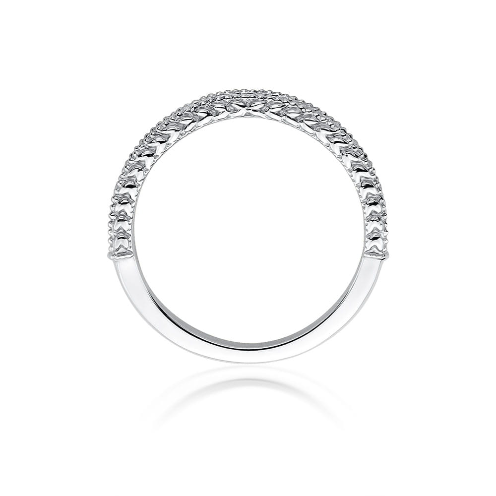 Auksinis Žiedas Su Deimantais