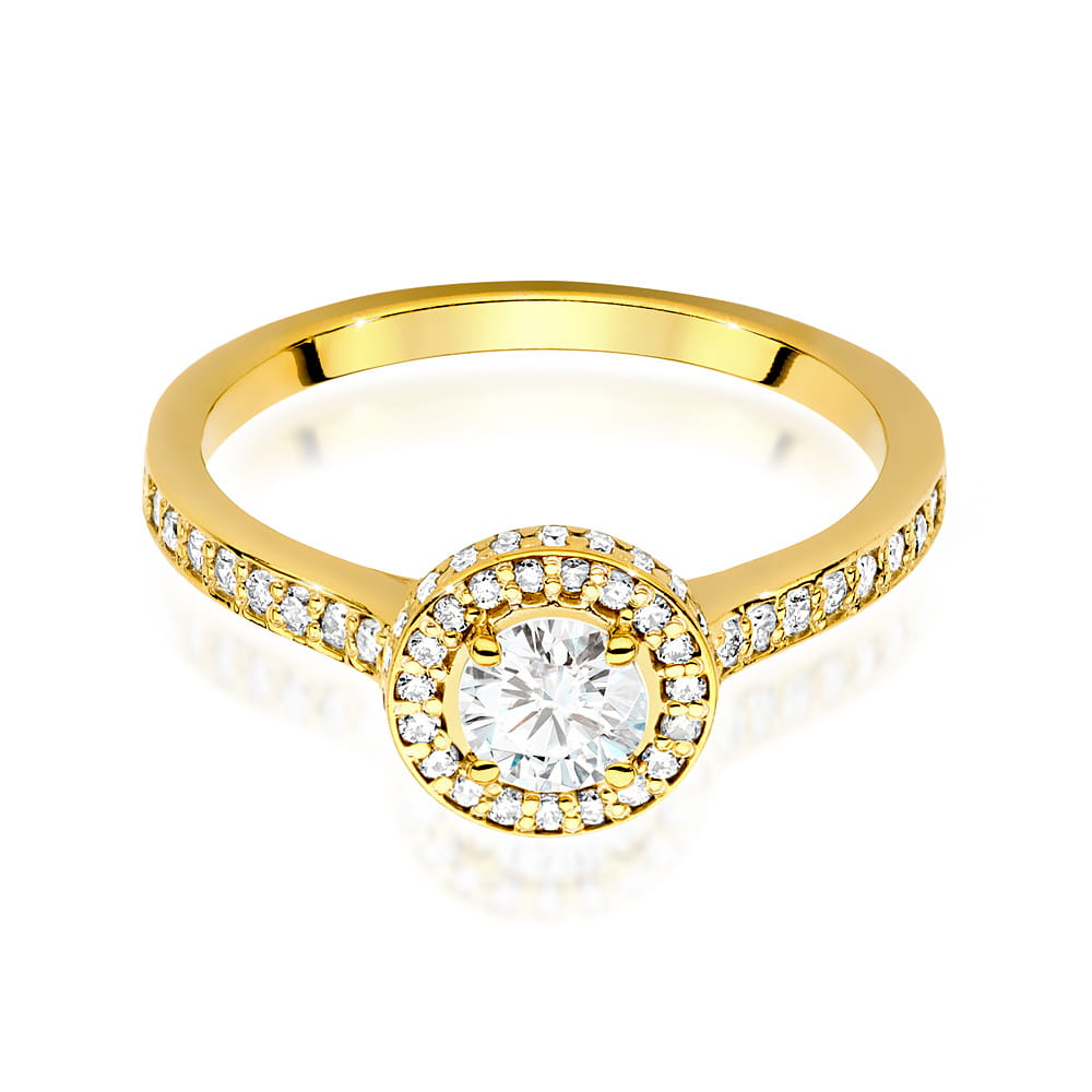 Gold Ring With Diamonds