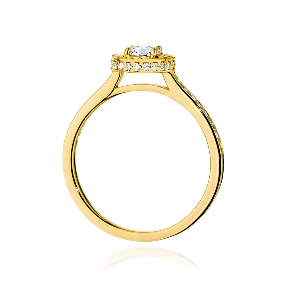 Gold Ring With Diamonds