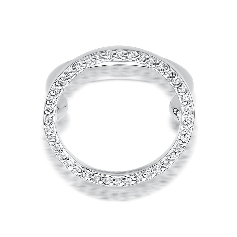 Auksinis Žiedas Su Deimantais