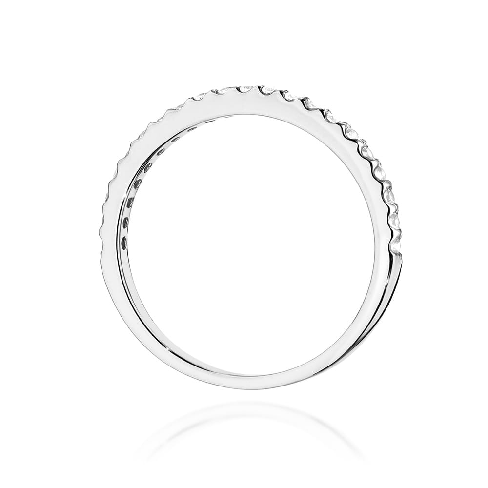 Auksinis Žiedas Su Deimantais