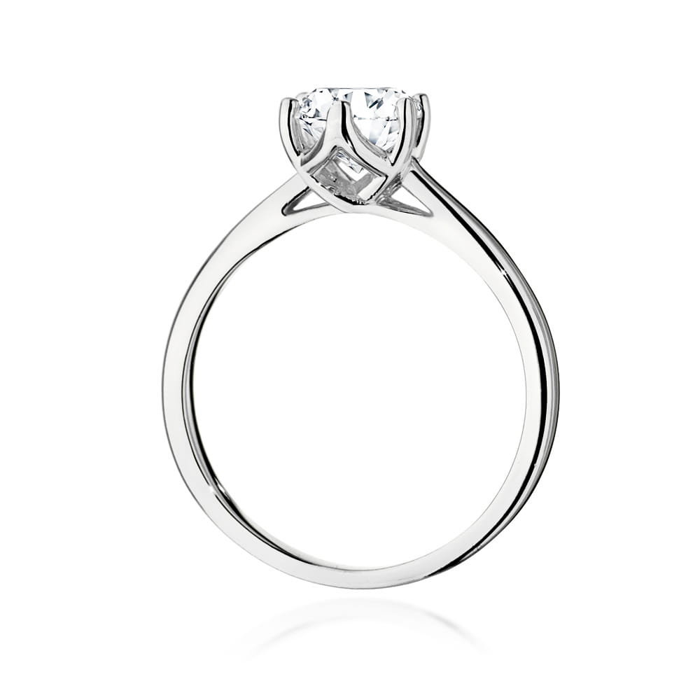 Auksinis Žiedas Su Deimantu